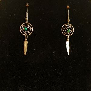 Dream catcher earrings
